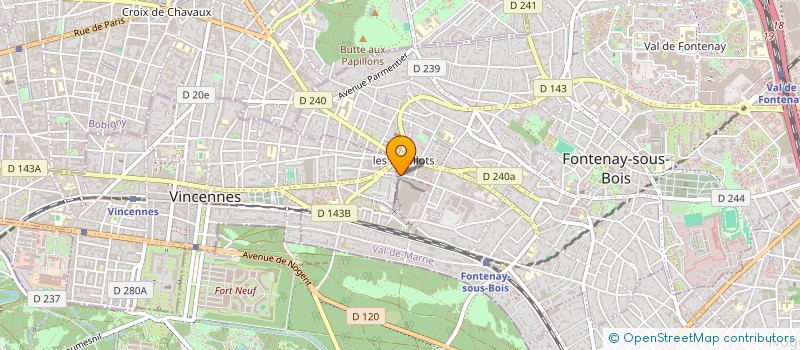 localisation de l'entreprise COKI à FONTENAY-SOUS-BOIS