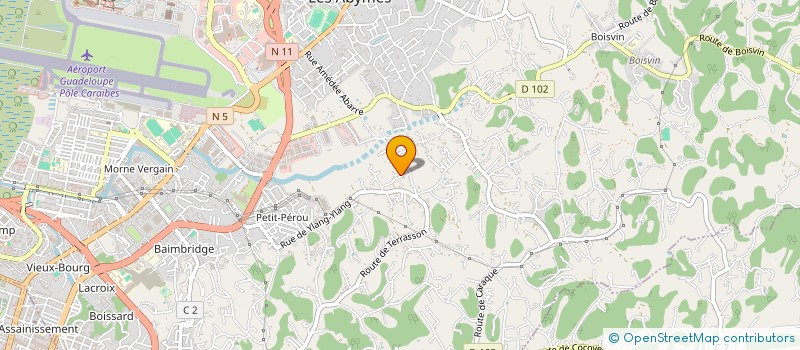 localisation de l'entreprise COKI SNACK à LES ABYMES