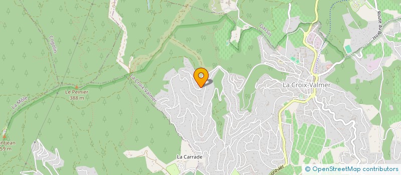 localisation de l'entreprise COKRIS  LA CROIX-VALMER