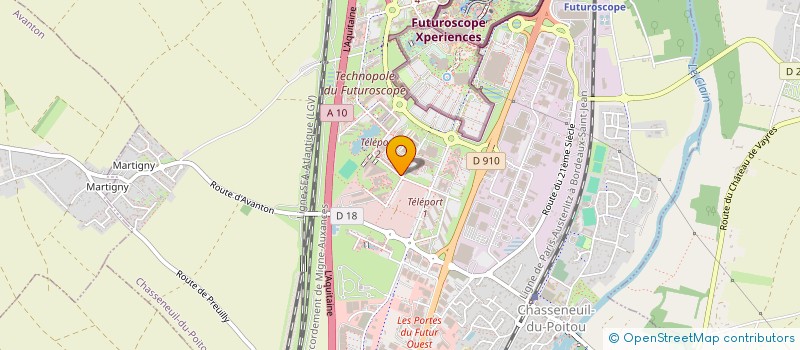 localisation de l'entreprise COL  CHASSENEUIL-DU-POITOU