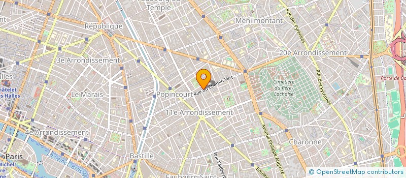 localisation de l'entreprise COL BATIMENT  PARIS