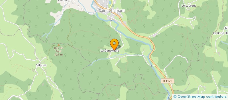 localisation de l'entreprise COL-BER  LA FEUILLADE