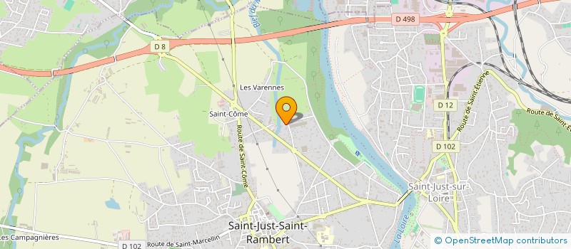 localisation de l'entreprise COL&CO  SAINT-JUST-SAINT-RAMBERT