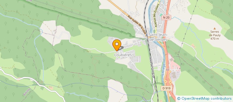 localisation de l'entreprise COL DEL FACH à LOUBIERES
