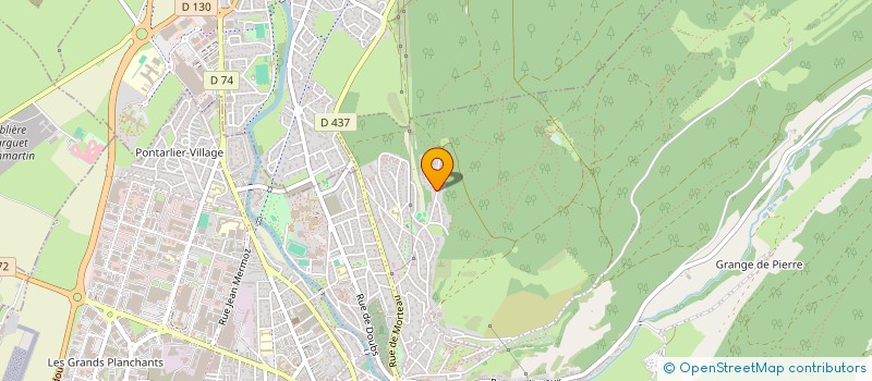 localisation de l'entreprise COL-IMMO  PONTARLIER