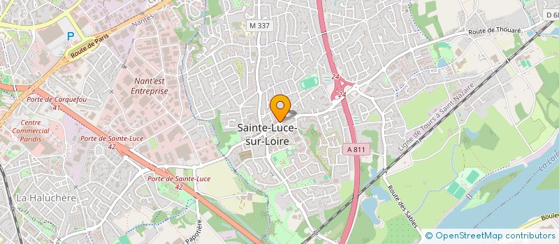 localisation de l'entreprise COL JUDO à SAINTE-LUCE-SUR-LOIRE