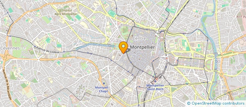 localisation de l'entreprise COL VACANCES AMES VAILLANTES à MONTPELLIER