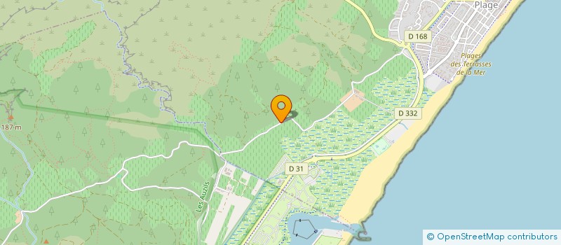 localisation de l'entreprise COL VACANCES PTT BEL HORIZON  NARBONNE