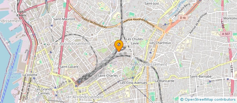 localisation de l'entreprise COLA  MARSEILLE