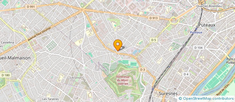 localisation de l'entreprise COLA JMF  NANTERRE