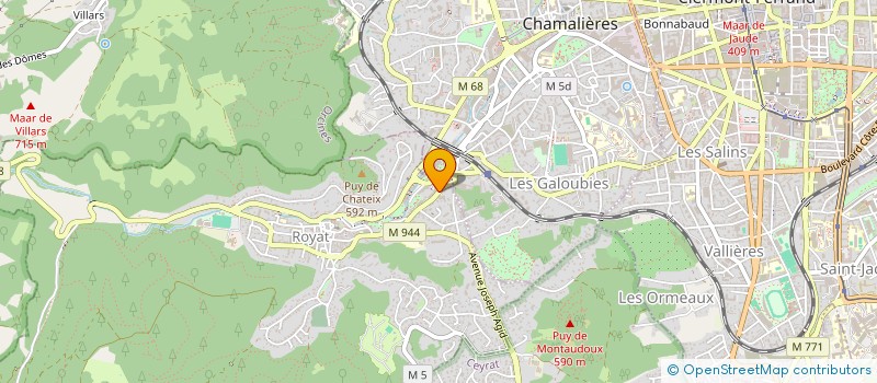 localisation de l'entreprise COLAB  ROYAT