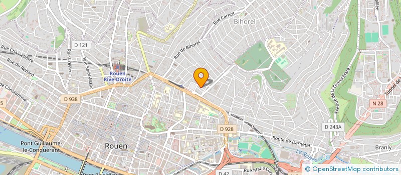 localisation de l'entreprise COLAB KITCHEN à ROUEN