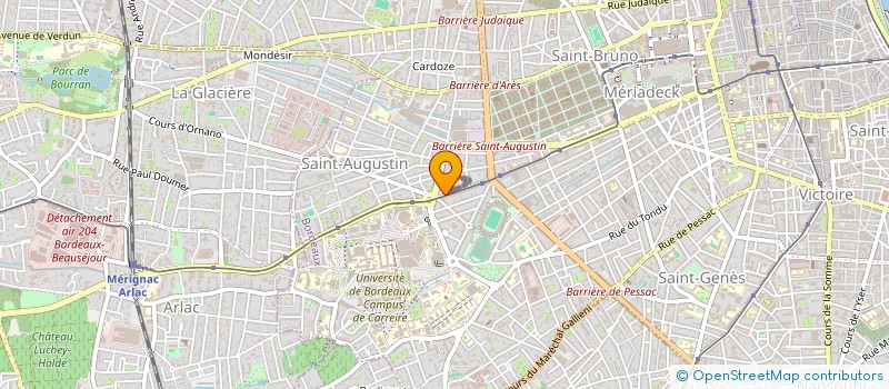 localisation de l'entreprise COLABA  BORDEAUX