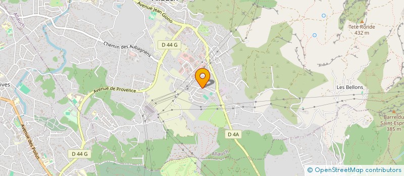 localisation de l'entreprise COLACE JARDIN D'ALBA  ALLAUCH