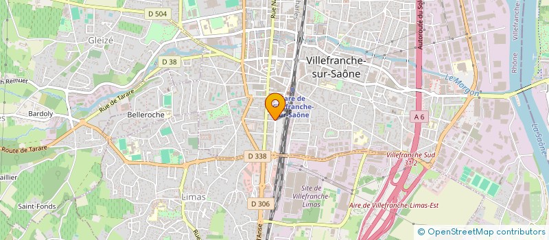 localisation de l'entreprise COLAD IMMO  VILLEFRANCHE-SUR-SAONE