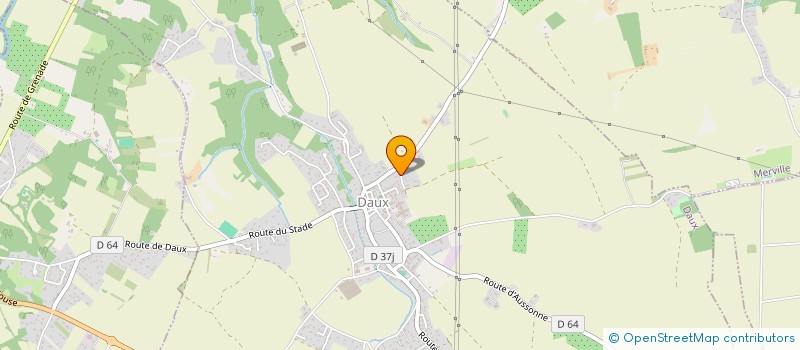 localisation de l'entreprise COLADON  DAUX