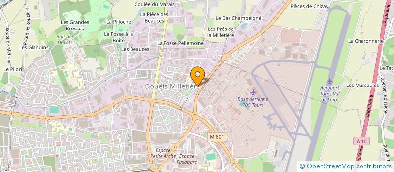 localisation de l'entreprise COLADYS  TOURS