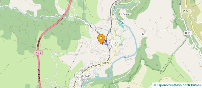 localisation de l'entreprise COLAGNE MOTO SPORT (C.M.S.)  BOURGS SUR COLAGNE