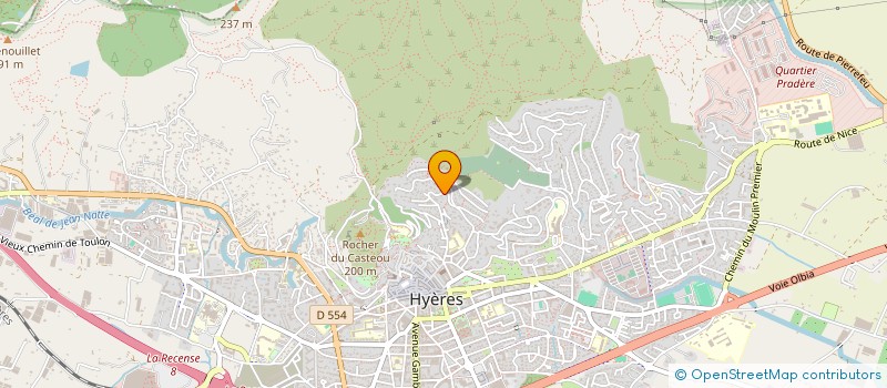 localisation de l'entreprise COLAJU à HYERES