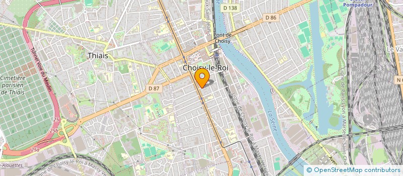 localisation de l'entreprise COLAKPOSE à CHOISY-LE-ROI