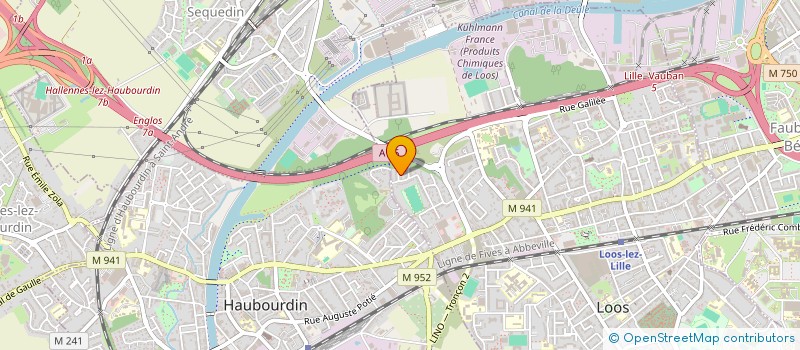 localisation de l'entreprise COLALIE  LOOS