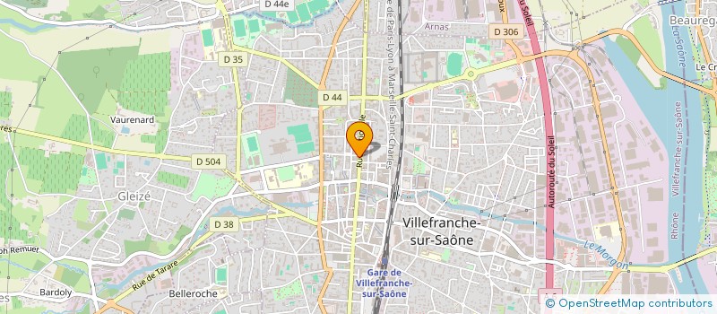 localisation de l'entreprise COLANGELO SECURITY  VILLEFRANCHE-SUR-SAONE