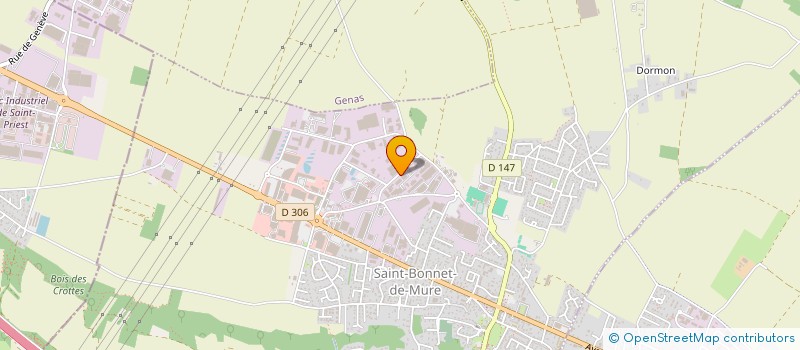 localisation de l'entreprise COLANN INVEST  SAINT-BONNET-DE-MURE