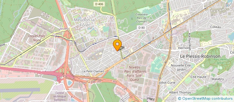 localisation de l'entreprise COLAONE à CLAMART