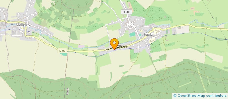 localisation de l'entreprise COLAP & CIE  FAULX