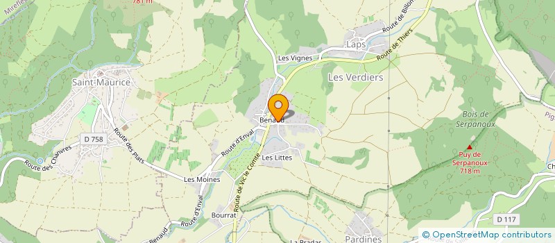 localisation de l'entreprise COLAPS  LAPS