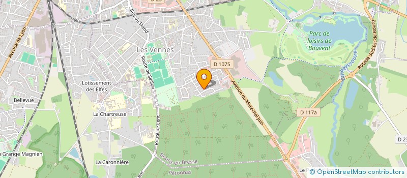localisation de l'entreprise COLARA à BOURG-EN-BRESSE
