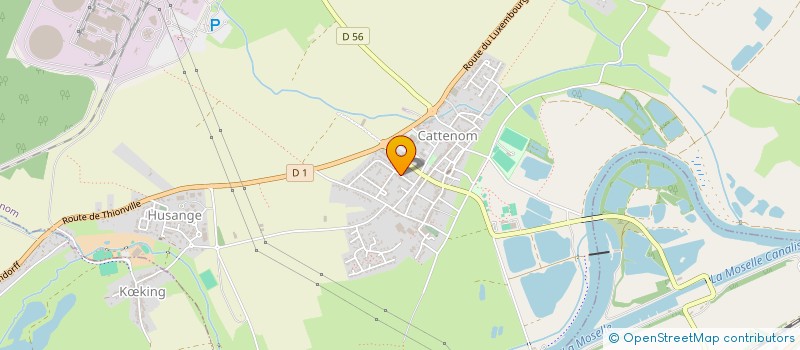 localisation de l'entreprise COLARELLI à CATTENOM