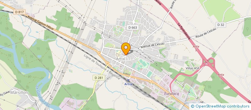 localisation de l'entreprise COLARNI à ARTIX