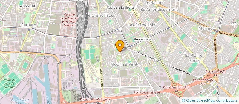 localisation de l'entreprise COLARO  VENISSIEUX