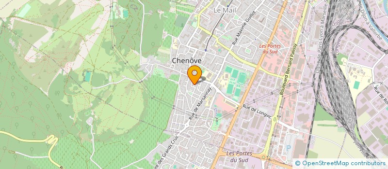 localisation de l'entreprise COLAS à CHENOVE