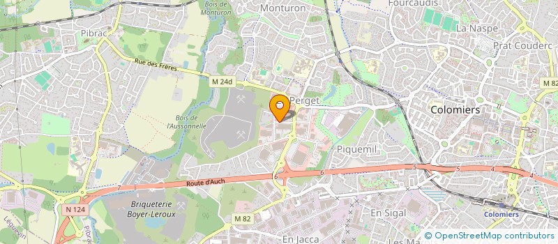 localisation de l'entreprise COLAS à COLOMIERS