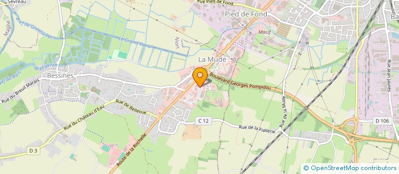 localisation de l'entreprise COLAS  BESSINES