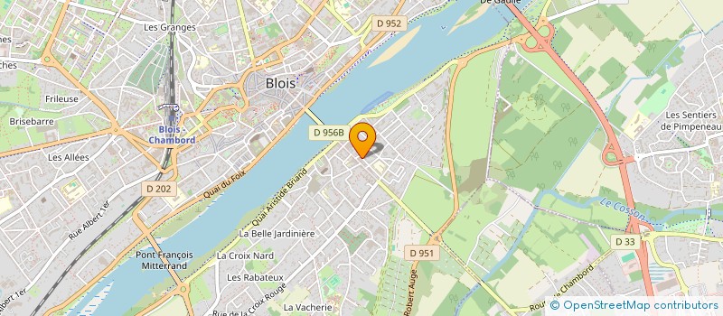 localisation de l'entreprise COLAS  BLOIS