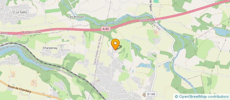 localisation de l'entreprise COLAS BATI  SAINT-ANDRE-LE-GAZ