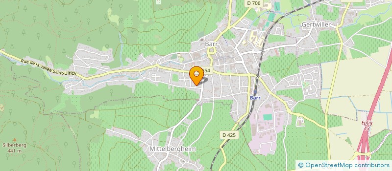 localisation de l'entreprise COLAS CAMERA  BARR