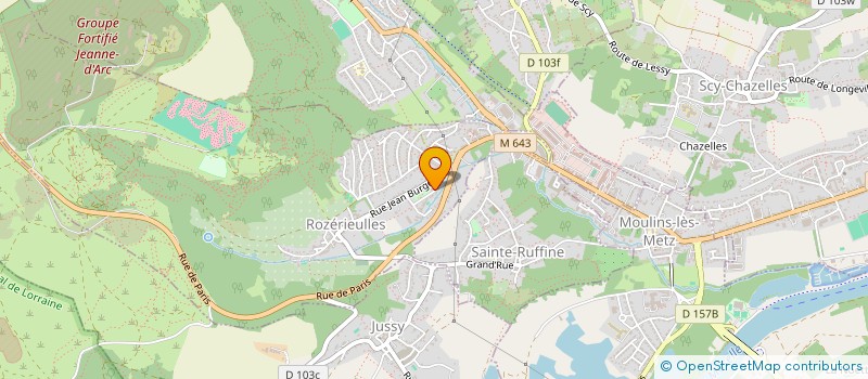 localisation de l'entreprise COLAS CHAUFF  ROZERIEULLES