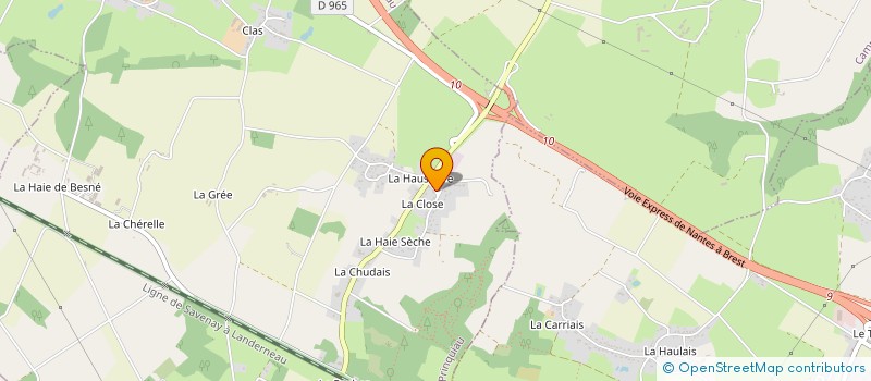 localisation de l'entreprise COLAS IMMO  PRINQUIAU