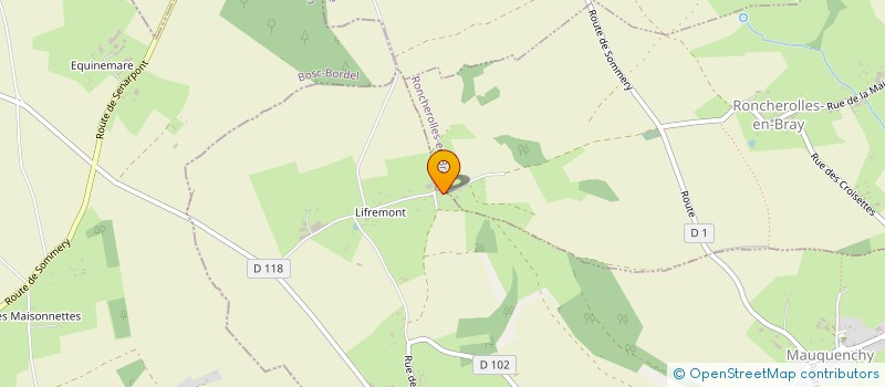 localisation de l'entreprise COLAS PIERRE CONSULTING  RONCHEROLLES-EN-BRAY