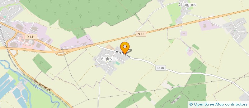 localisation de l'entreprise COLAS RENOVATION  AIGLEVILLE