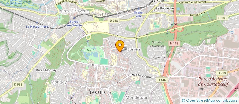 localisation de l'entreprise COLASSE ET FILS à LES ULIS
