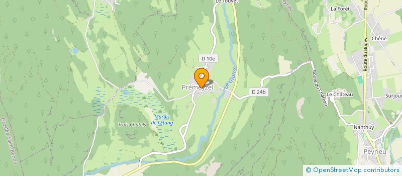 localisation de l'entreprise COLAU  PREMEYZEL