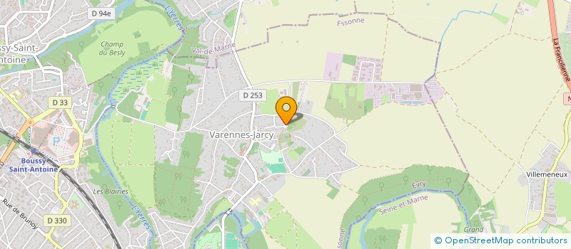 localisation de l'entreprise COLAURIE  VARENNES-JARCY