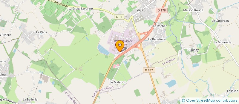 localisation de l'entreprise COLAV à PONT-SAINT-MARTIN