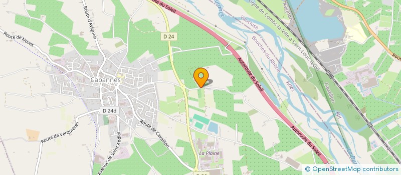 localisation de l'entreprise COLBAT  CABANNES