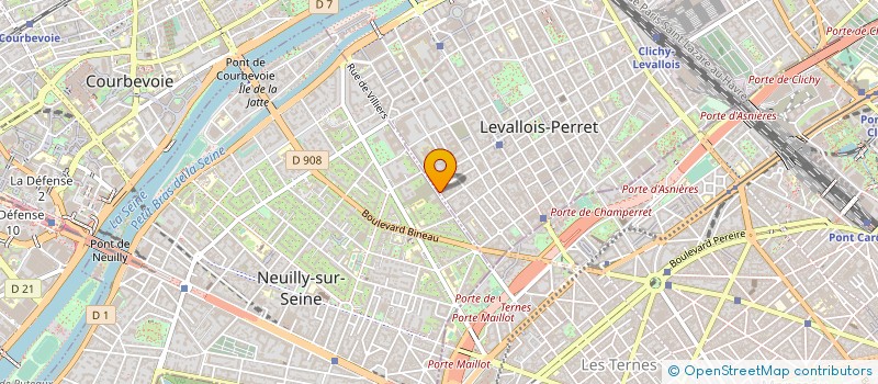 localisation de l'entreprise COLBER à LEVALLOIS-PERRET